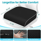 AlwaysGrand Memory Foam Office Chair Cushions for Long Sitting Hours