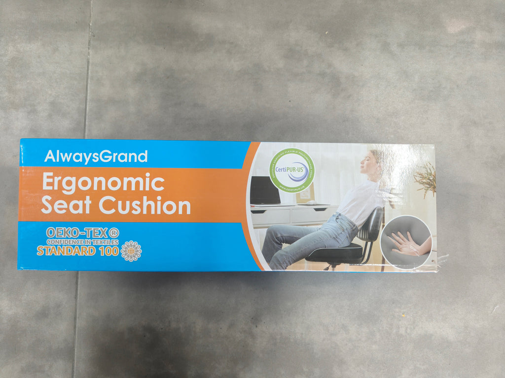 AlwaysGrand Memory Foam Office Chair Cushions for Long Sitting Hours